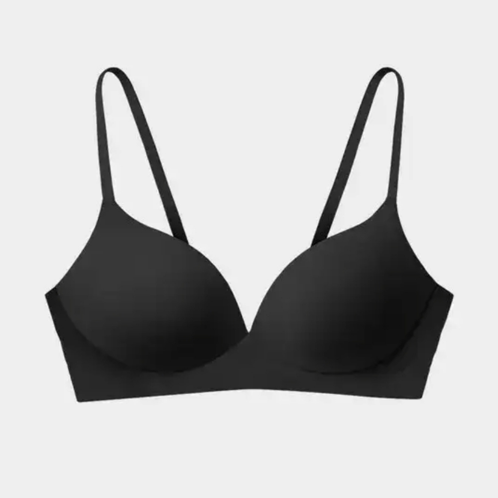 EBY 3d Precision Bra Seamless Wireless Black Women's XL